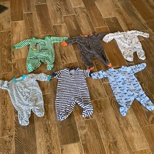 6 long onsies 3 to 6 months